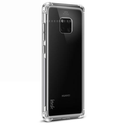 Huawei Mate 20 Pro Stilfuldt beskyttende silikonecover Transparent/Genomskinlig