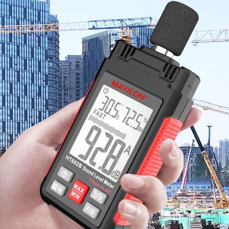 Decibel Meter Digital lydniveaumåler SPL Meter