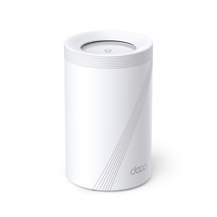 TP-Link BE9300 Whole Home Mesh Wi-Fi 7 Unit Tri-Band 574Mbps at 2.4GHz + 2880Mbps at 5GHz + 5760Mbps at 6GHz Internal Antennas