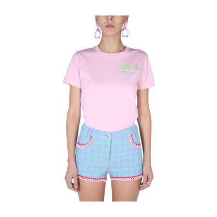 Moschino T-Shirts Pink, Dame