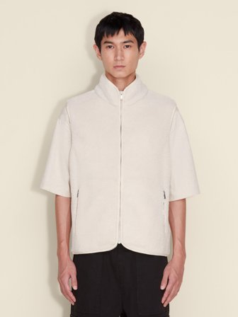 Holzweiler Min Fleece Vest - Ecru - Men's - S