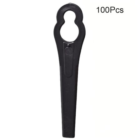 100 Stk/sæt Plastknive Kutter Græstrimmer Klinge SORT