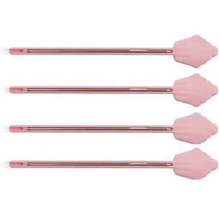 Kage tester - Foldbar kage tester til bagning - Rustfrit stål nål til chiffon kager - Bageværktøj - 4 stk.