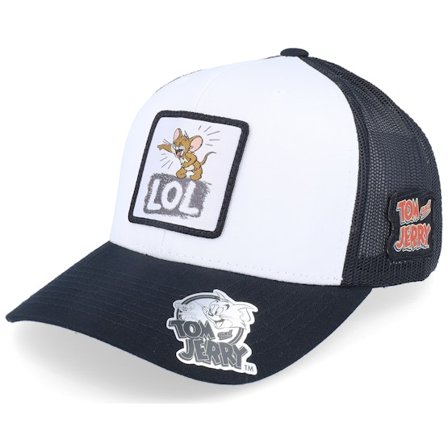 Tom & Jerry - White trucker Gorra - Lol White/Black Trucker @ Hatstore