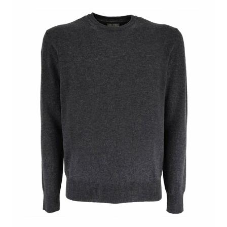 Woolrich, Gray knitwear Grijs, Heren, Maat:M