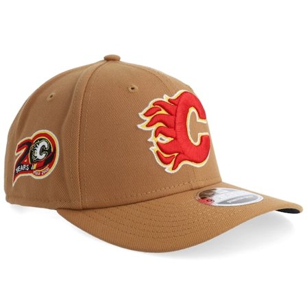 New Era - NHL Beige adjustable Cap - Hatstore Exclusive x Calgary Flames 20th Anniversary 9SEVENTY Bronze Adjustable @ Hatstore