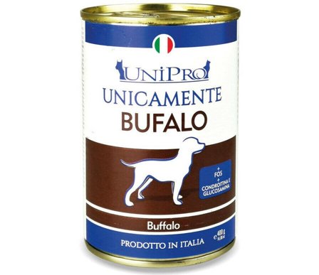 Unipro Unicamente Bufalo Cibo Umido Cani Adulti Barattolo 400g