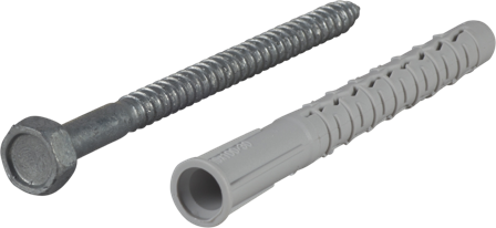 ESSVE GXL Julkisivutulppa 10 mm Ø, FZV, HEX13 240 mm, 100 kpl, Kiinnitys