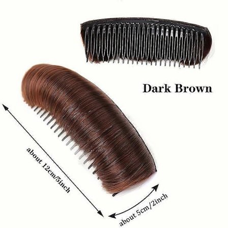 Osynlig Fluffig Hårförhöjare, Fluffig Hårförhöjare, Kam In Pannan Höjande Håruppsättning, DIY Höj Håret Fest Styling