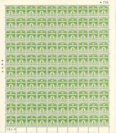 Danmark 1940 - AFA 256+256x+256y - Postfrisk helark