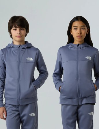 The North Face Teen Reaxion Fz Hoodie - Purple - 142-151