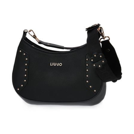 Liu Jo, LIU JO R9250 Crossbody Black Zwart, Dames, Maat:ONE Size