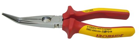 Ironside 121266 Kärkipihdit 200 mm, taivutettu, Käsityökalut