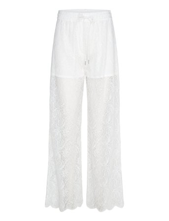 Dante6-Shiloh Straight Leg Lace Pants White Dante6