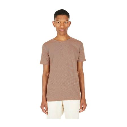 A.p.c. Aymeric Striped T-Shirt Brun, Herre T-shirts, Størrelse: L