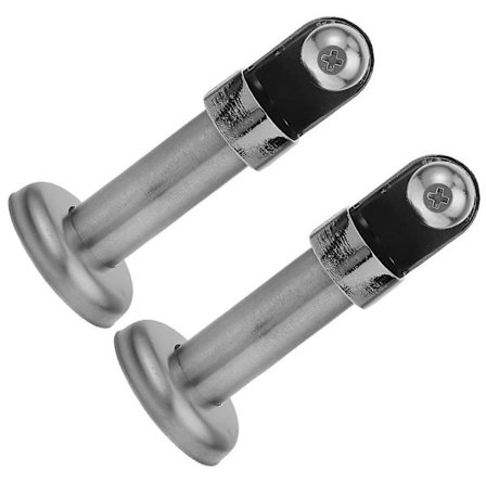 WC-väliseinän jalat ruostumaton teräs tuki vakaus 13.50X5.00X5.00CM 2kpl [DB]