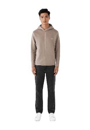 Ciszere Ryder Full Zip Hoodie T-shirts Herr Grå S