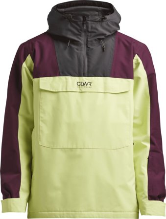 ColourWear Men's Wear Anorak Men lined ski jackets Yellow M