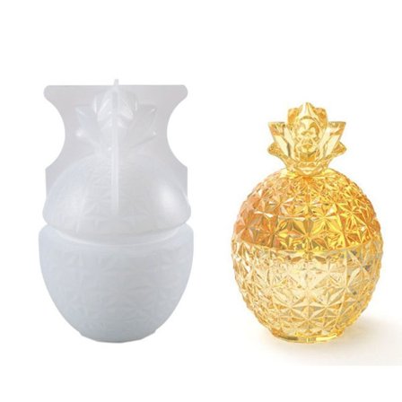 Ananas Form Opbevaringsboks Resin Form
