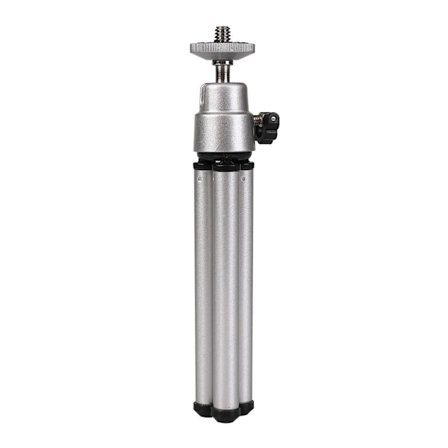 Kamerastativ Teleskopisk To-sektions Stativ SØLV