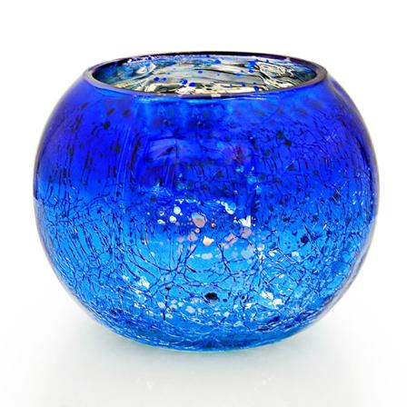 Ljusstake i mosaikglas unik designstil lämplig för dekoration