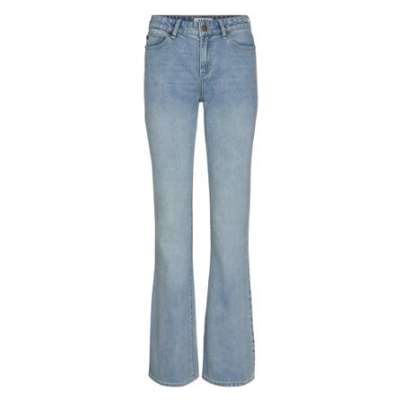 IVY Copenhagen Tara flare wash varadero Blå, Dame Jeans, Størrelse: W24 L32