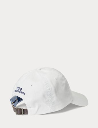 Polo Ralph Lauren Stretch-Cotton Twill Ball Cap - White - ONE SIZE