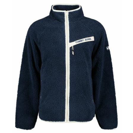 Tommy Jeans Faux Fur & Shearling Jakke Blå, Herre