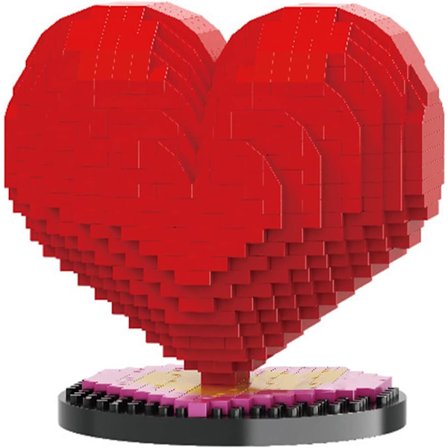 Mikobyggstenar Set, Mini 3D DIY Byggstenar, 778 Bitar (Kärlek)