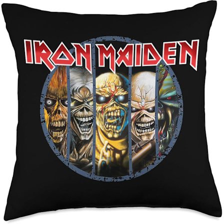 Iron Maiden Virallinen Iron Maiden-eddie Evolution Tyyny, 18x18, Monivärinen