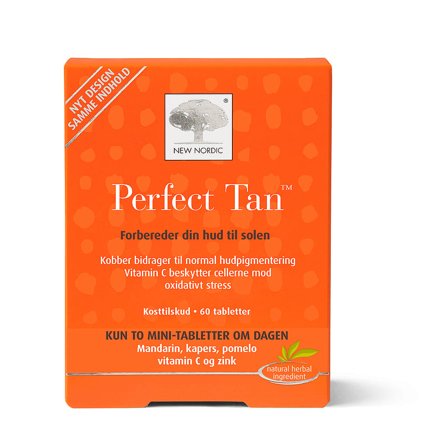 New Nordic Skin Care Perfect Tan 60 tabl., Helse & Madvarer, Hud, Hår & Negle, Kosttilskud Til Huden