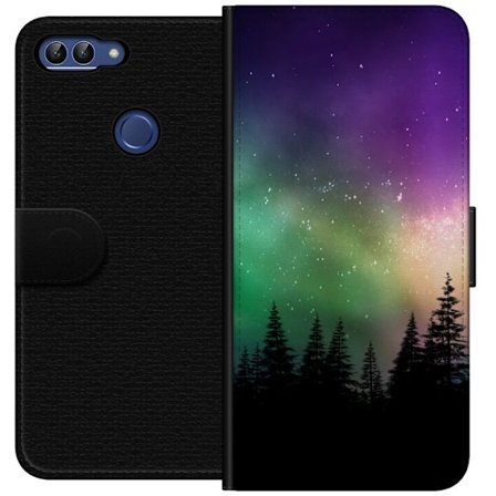 Kompatibelt Plånboksfodral till Huawei Huawei P smart Northern Lights