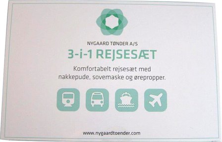 Nygaard Rejsesæt 3-i-1, Tøj & Bolig, Søvn & Meditation, Sovemasker