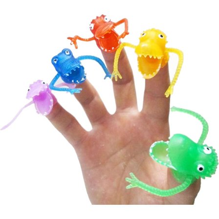 Monster Finger Toy Leksak för Barn Present Fest Kul Leksak Fingertip Dockteater