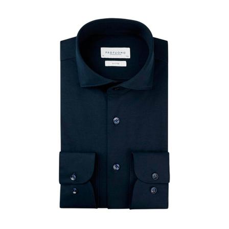 Profuomo Shirt , Blauw , Heren , Maat: 3XL