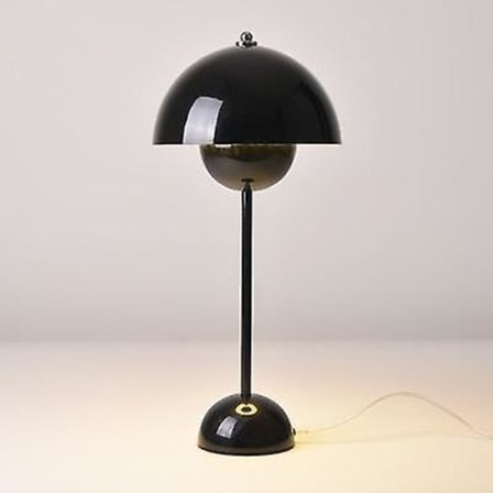 Modern iron flowerpot table lamps for bedroom living room bedside table lights home study desk lamp e27 lighting fixtures