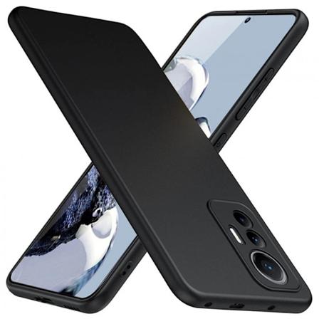 Xiaomi 12T / 12T Pro Ultratynn gummibelagt Matt farget Basic V2 Black