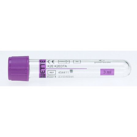 VACUETTE Provrör Vacuette EDTA K2 5/3ml 50/fp - Lyreco - Sjukvård och omsorg - Lab och analys - Provrör - Vacuette