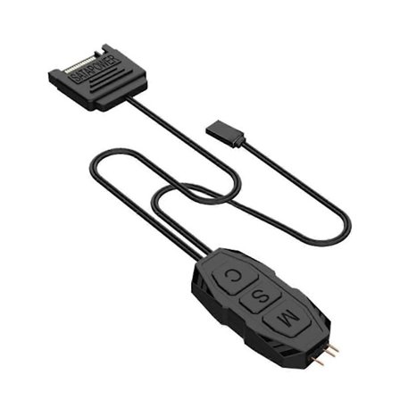 ARGB Controller Kabel 5V 3 Pin RGB Controller SATA Strømforsyning Lysstrips Controller Kabel til PC