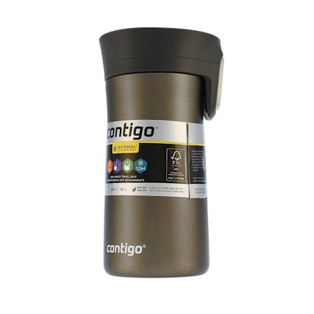 Contigo Pinnacle Insulated Travel Mug 300ml Transparent Matte Latte