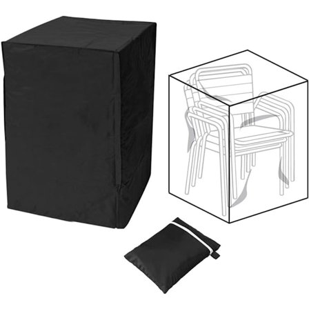 68*68*120 cm - Stabelbart havemøbelbetræk - havemøbelbetræk - vandafvisende lænestolsbetræk