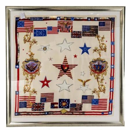 Versace Pre-owned, Pre-owned Silk scarves Beige, unisex, Maat:ONE Size