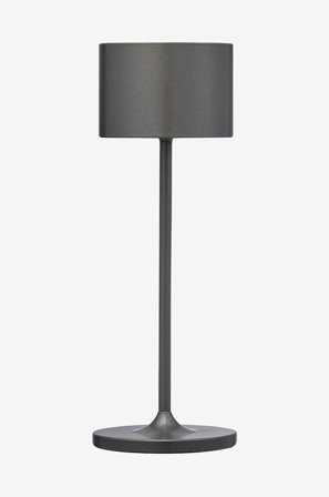 Blomus - LED-lampe Farol Mini 19,5 cm - Grå - Oppladbare lamper - Fra Homeroom