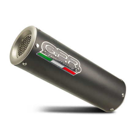 Silencieux Slip-On G.P.R. M3 Black Titanium Noir Mat - Husqvarna Svartpilen 401 2020-2020