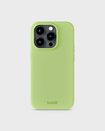 HOLDIT Silicone Case iPhone 15 ProMax Matcha, Tøj & Bolig, Elektronik, Telefon & Mobiltilbehør