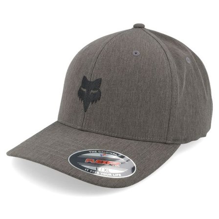 Fox - Grå flexfit Keps - Fox Head Select Hat Black/Charcoal Flexfit @ Hatstore