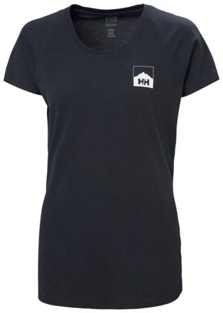 Helly Hansen W's Nord Graphic Drop T-Shirt Navy