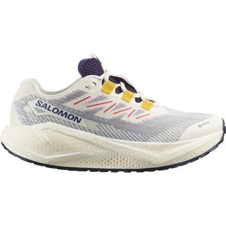 Salomon - Scarpe da running Gravel da donna Aero Blaze 3 Grvl Gore-tex - Vanilla Ice / Astral Aura / Lemon - 41⅓