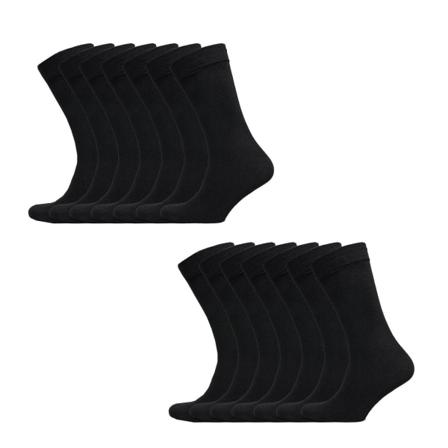 Basic Socks 14-pack Black 39-42 / Sort
