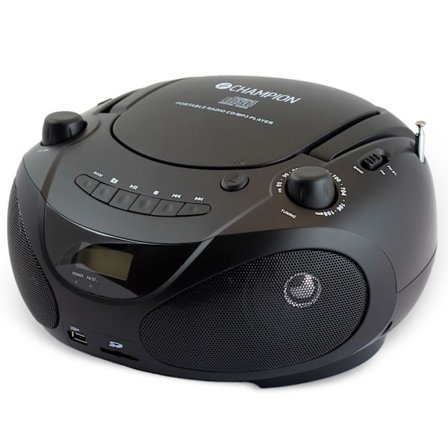 Boombox CD/Radio/MP3/USB Svart